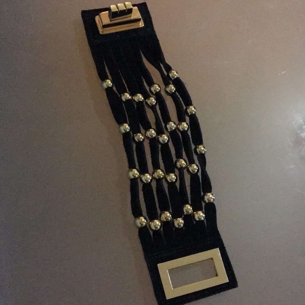 Black and gold bracelet